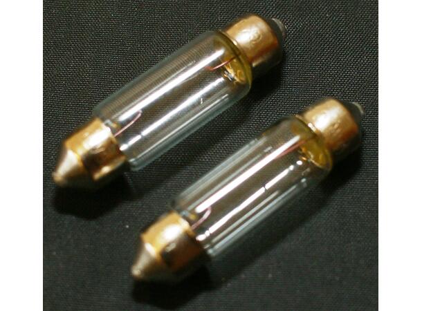 Eufab Lyspære - 2pk 12v 5w SV8.5 11x38mm 